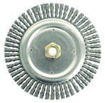 7 x 5/8-11" - .020 Wire Size - Steel Dually Weld Cleaning Brush - Exact Tooling