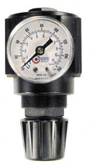 Coilhose Pneumatics - 3/4 NPT 0 - 125 psi Standard Cast Aluminum Regulator with Gauge - Exact Tooling