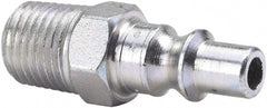 Coilhose Pneumatics - 3/4 Male NPT Industrial Pneumatic Hose Connector - Plated Steel, 3/4" Body Diam - Exact Tooling
