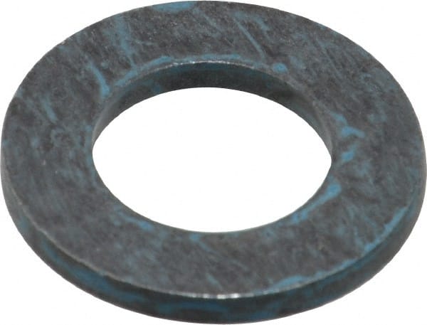 Metric Blue - M16 Screw, Alloy Steel Standard Flat Washer - 17.52mm ID x 32mm OD, 3.1mm Thick, Plain Finish - Exact Tooling