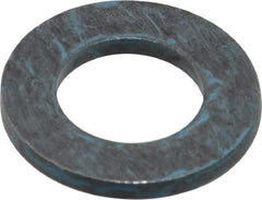 Metric Blue - M16 Screw, Alloy Steel Standard Flat Washer - 17.52mm ID x 32mm OD, 3.1mm Thick, Plain Finish - Exact Tooling