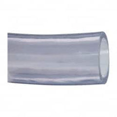 Made in USA - 2" ID x 2-1/2" OD, 1/4" Wall Thickness, Cut to Length (50' Standard Length) PVC Tube - Clear, 35 Max psi, 68 Shore A Hardness - Exact Tooling