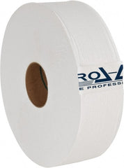 PRO-SOURCE - 4,000' Roll Length x 3.6" Sheet Width, Jumbo Roll Toilet Tissue - Single Ply, White, Recycled Fiber - Exact Tooling