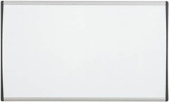 Quartet - 11" High x 14" Wide Enameled Steel Magnetic Marker Board - Aluminum Frame, 1-1/2" Deep, Includes Mounting Kit - Exact Tooling