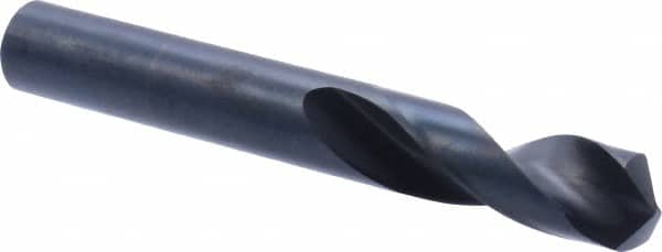 Guhring - 13.6mm 118° Spiral Flute High Speed Steel Screw Machine Drill Bit - Exact Tooling