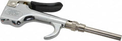Coilhose Pneumatics - Safety Extension Tube Thumb Lever Blow Gun - 1/4 NPT, 3" Tube Length - Exact Tooling