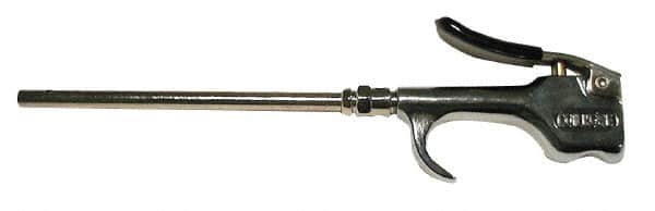 Coilhose Pneumatics - Safety Extension Tube Thumb Lever Blow Gun - 1/4 NPT, 18" Tube Length - Exact Tooling