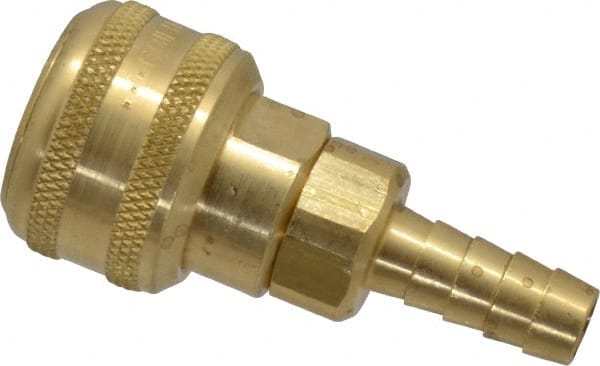 Coilhose Pneumatics - 3/8 Male NPT Industrial Pneumatic Hose Coupler - Brass, 1/4" Body Diam - Exact Tooling