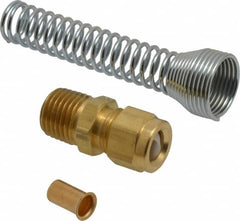 Coilhose Pneumatics - 1/4" ID Hose Rigid - Nylon, 1/4" Thread - Exact Tooling