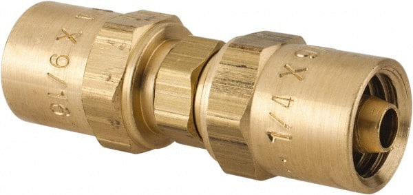 Dixon Valve & Coupling - Reusable Hose Splicer - 1/4" Hose ID x 9/16" Hose OD - Exact Tooling