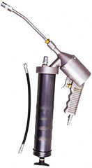 PRO-LUBE - 4,800 Max psi, Flexible Air-Operated Grease Gun - 14 oz Capacity, 1/8 Thread Outlet - Exact Tooling