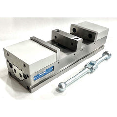 TE-CO - Machine Vises; Jaw Width (Inch): 28.5 ; Jaw Opening Capacity (Inch): 6 ; Orientation Type: Vertical ; Number of Stations: 2 ; Base Motion Type: Stationary ; Operation Type: Manual - Exact Tooling