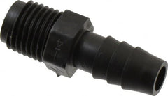 NewAge Industries - 3/8" Barb, 1/4 NPT, Multiple Barbed Tube Connector - Polyethylene, Male - Exact Tooling