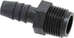 NewAge Industries - 3/8" Barb, 3/8 NPT, Multiple Barbed Tube Connector - Polyethylene, Male - Exact Tooling