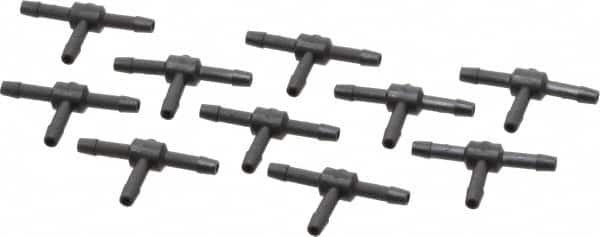 NewAge Industries - 1/8" Barb, Multiple Barbed Tube Union Tee - Polyethylene - Exact Tooling