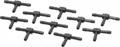NewAge Industries - 1/8" Barb, Multiple Barbed Tube Union Tee - Polyethylene - Exact Tooling