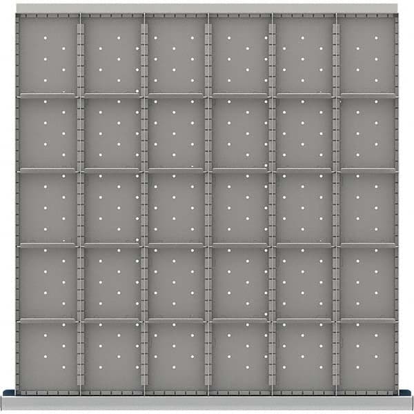 LISTA - 30-Compartment Drawer Divider Layout for 3.15" High Drawers - Exact Tooling