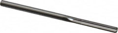 Hertel - 0.128" Solid Carbide 4 Flute Chucking Reamer - Straight Flute, 0.128" Straight Shank, 5/8" Flute Length, 2-1/4" OAL - Exact Tooling