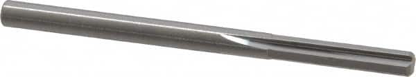 Hertel - 3/16" Solid Carbide 4 Flute Chucking Reamer - Straight Flute, 0.182" Straight Shank, 7/8" Flute Length, 2-3/4" OAL - Exact Tooling