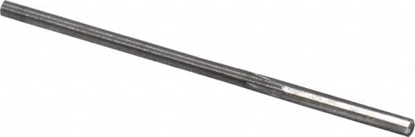 Hertel - 0.074" Solid Carbide 4 Flute Chucking Reamer - Straight Flute, 0.074" Straight Shank, 1/2" Flute Length, 1-3/4" OAL - Exact Tooling