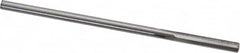 Hertel - 0.087" Solid Carbide 4 Flute Chucking Reamer - Straight Flute, 0.087" Straight Shank, 1/2" Flute Length, 2" OAL - Exact Tooling