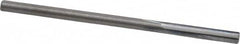 Hertel - 0.131" Solid Carbide 4 Flute Chucking Reamer - Straight Flute, 0.131" Straight Shank, 3/4" Flute Length, 2-1/2" OAL - Exact Tooling