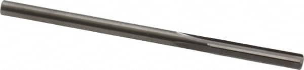 Hertel - 0.132" Solid Carbide 4 Flute Chucking Reamer - Straight Flute, 0.132" Straight Shank, 3/4" Flute Length, 2-1/2" OAL - Exact Tooling