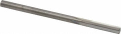 Hertel - 0.15" Solid Carbide 4 Flute Chucking Reamer - Straight Flute, 0.15" Straight Shank, 3/4" Flute Length, 2-1/2" OAL - Exact Tooling
