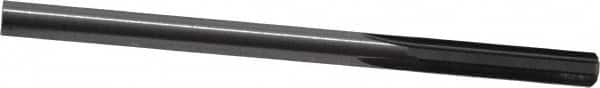 Hertel - 0.158" Solid Carbide 4 Flute Chucking Reamer - Straight Flute, 0.158" Straight Shank, 3/4" Flute Length, 2-1/2" OAL - Exact Tooling