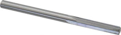 Hertel - 0.21" Solid Carbide 4 Flute Chucking Reamer - Straight Flute, 0.21" Straight Shank, 1" Flute Length, 3" OAL - Exact Tooling