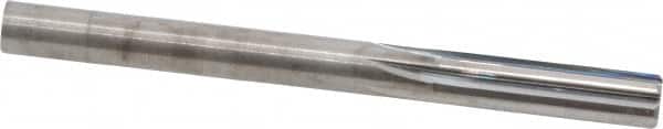 Hertel - 0.255" Solid Carbide 4 Flute Chucking Reamer - Straight Flute, 0.255" Straight Shank, 1" Flute Length, 3" OAL - Exact Tooling