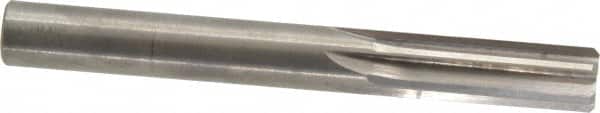 Hertel - 0.4" Solid Carbide 6 Flute Chucking Reamer - Straight Flute, 0.4" Straight Shank, 1-1/4" Flute Length, 3-1/2" OAL - Exact Tooling