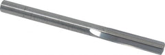 Hertel - 15/64" Solid Carbide 4 Flute Chucking Reamer - Straight Flute, Straight Shank, 1" Flute Length, 3" OAL - Exact Tooling