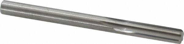 Hertel - 17/64" Solid Carbide 6 Flute Chucking Reamer - Straight Flute, Straight Shank, 1-1/8" Flute Length, 3-1/4" OAL - Exact Tooling
