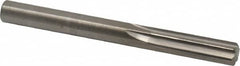 Hertel - 5/16" Solid Carbide 6 Flute Chucking Reamer - Straight Flute, Straight Shank, 1-1/8" Flute Length, 3-1/4" OAL - Exact Tooling