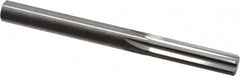 Hertel - 21/64" Solid Carbide 6 Flute Chucking Reamer - Straight Flute, Straight Shank, 1-1/4" Flute Length, 3-1/2" OAL - Exact Tooling