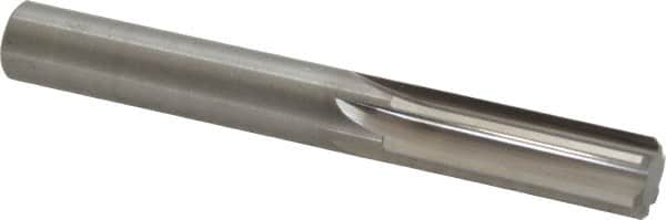 Hertel - 1/2" Solid Carbide 6 Flute Chucking Reamer - Straight Flute, Straight Shank, 1-1/2" Flute Length, 4" OAL - Exact Tooling