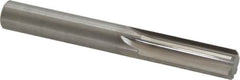 Hertel - 1/2" Solid Carbide 6 Flute Chucking Reamer - Straight Flute, Straight Shank, 1-1/2" Flute Length, 4" OAL - Exact Tooling