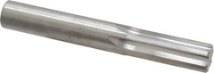 Hertel - 9/16" Solid Carbide Chucking Reamer - Straight Flute, Straight Shank, 1-1/2" Flute Length, 4" OAL - Exact Tooling