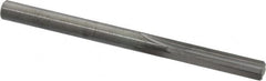 Hertel - #1 Solid Carbide 4 Flute Chucking Reamer - Straight Flute, Straight Shank, 1" Flute Length, 3" OAL - Exact Tooling