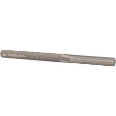 Hertel - #3 Solid Carbide 4 Flute Chucking Reamer - Exact Tooling