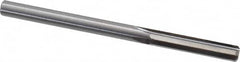 Hertel - #6 Solid Carbide 4 Flute Chucking Reamer - Straight Flute, Straight Shank, 1" Flute Length, 3" OAL - Exact Tooling