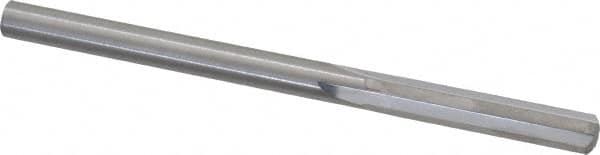 Hertel - #9 Solid Carbide 4 Flute Chucking Reamer - Straight Flute, Straight Shank, 1" Flute Length, 3" OAL - Exact Tooling