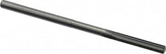 Hertel - #34 Solid Carbide 4 Flute Chucking Reamer - Straight Flute, Straight Shank, 5/8" Flute Length, 2-1/4" OAL - Exact Tooling
