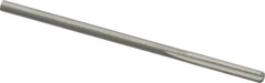 Hertel - #38 Solid Carbide 4 Flute Chucking Reamer - Straight Flute, Straight Shank, 5/8" Flute Length, 2-1/4" OAL - Exact Tooling