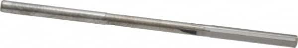 Hertel - #39 Solid Carbide 4 Flute Chucking Reamer - Straight Flute, Straight Shank, 5/8" Flute Length, 2-1/4" OAL - Exact Tooling