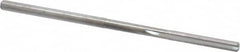Hertel - #40 Solid Carbide 4 Flute Chucking Reamer - Straight Flute, Straight Shank, 5/8" Flute Length, 2-1/4" OAL - Exact Tooling