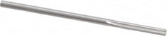 Hertel - #42 Solid Carbide 4 Flute Chucking Reamer - Straight Flute, Straight Shank, 1/2" Flute Length, 2" OAL - Exact Tooling