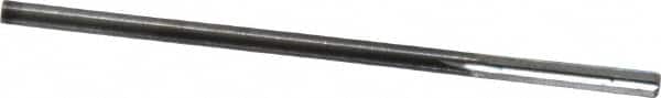 Hertel - #45 Solid Carbide 4 Flute Chucking Reamer - Straight Flute, Straight Shank, 1/2" Flute Length, 2" OAL - Exact Tooling
