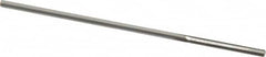 Hertel - #57 Solid Carbide 4 Flute Chucking Reamer - Straight Flute, Straight Shank, 3/8" Flute Length, 1-1/2" OAL - Exact Tooling